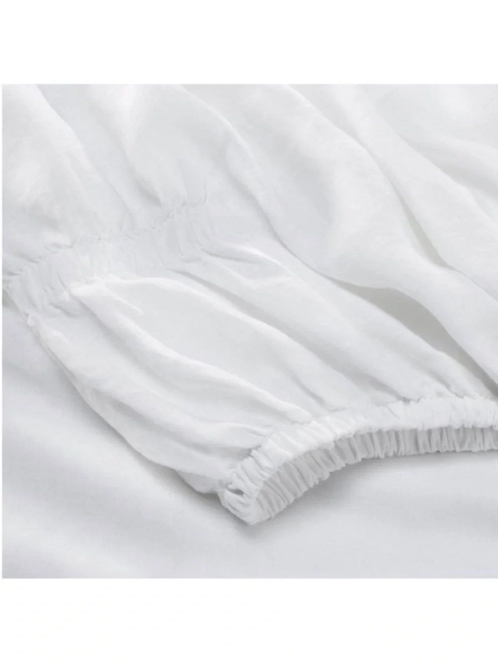 NWT Queen 100% Linen Sheet Set White - Casaluna